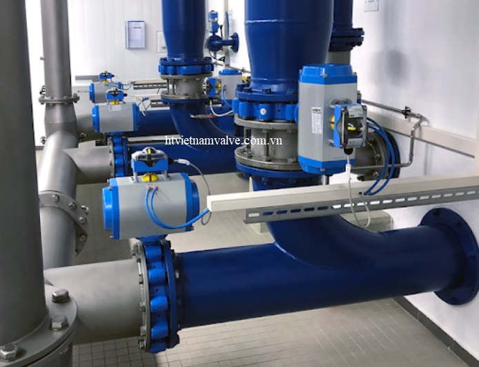 ứng dụng pneumatic control butterfly Valve