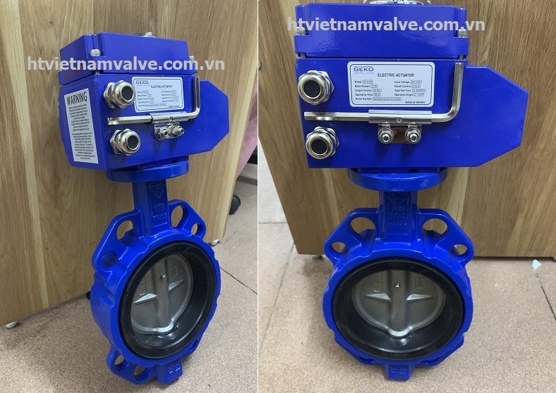 Van bướm điều khiển điện dạng ON/OFF 1 van bướm điều khiển điện